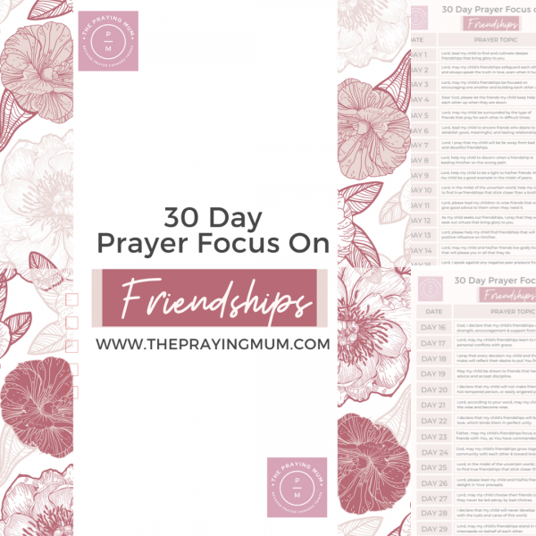 30 day Prayer for your Children